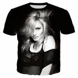 The Queen of Pop Madonna 3D Printed T-shirt Men's Women Casual Harajuku Style Hip Hop Streetwear Oversized Tops Mart Lion   