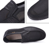 Men's Casual Shoes Summer Style Mesh Flats Loafers Leisure Breathable Outdoor Walking Footwear Mart Lion   