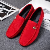 Off-Bound Men's Casual Shoes Bee Suede Loafers Flats Driving Soft Moccasins Footwear Slip-On Walking Mart Lion   