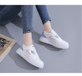 Small White Shoes Women Spring Autumn Korean Version Casual Sneakers Students Thick Sole Board Mart Lion   