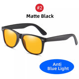  Classic Square Gaming Blue Light Blocking Glasses Men's Yellow Women Office Anti Light Eyeglasses Computer Filter Goggles MartLion - Mart Lion