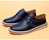 Men's Casual Shoes Leather Dress Waterproof Outdoor Non-slip Wedding Mart Lion   