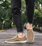 Men's Casual Shoes Breathable Canvas Shoes Loafers Vulcanized Outdoor Walking Sneakers Mart Lion   