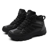 Military Ankle Boots Men's Outdoor Leather US Army Hunting Trekking Tactical Combat Work Black Mart Lion   
