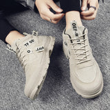 High-top Non-slip Thick-soled Student Shoes Trendy Casual Men's Shoes Lightweight Outdoor Running Sneakers Mart Lion   
