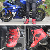 Motorcycle Shoes Men's Woman Ankle Boots Motorbike Riding Protective Non-slip Breathable Off-Road Moto Racing MartLion   