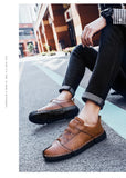 Men's Casual  Leather Shoes Loafers Split Leather Flats Hot Moccasins MartLion   