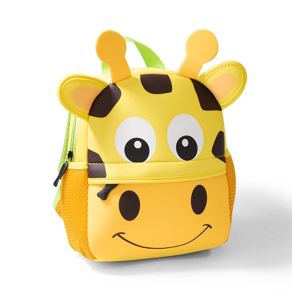 Children Backpacks 3D Giraffe Design Girl Boys School Bags Toddler Kids Neoprene Schoolbag Kindergarten Cartoon Pouch MartLion   