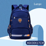 Children School Bags for Girls Boys Children School Backpack Waterproof Schoolbags Primary School Backpacks Kids Mochila Escolar MartLion large blue  