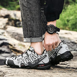 Luxury Outdoor Hiking Men's Sneakers Designer Non-Slip Waterproof Shoes Cozy Light Walking Trainers Baskets Homme Tenis Mart Lion   