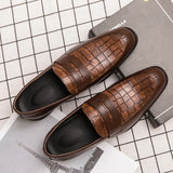 Luxurious Men's Casual Shoes Low Heel Loafers Casual British Style Designer MartLion   