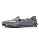 Summer Men's Denim Canvas Shoes Breathable Beach Casual Slip-On Soft Flat Loafers MartLion   