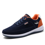Men's Casual Shoes Lightweight Breathable men's  Walking Sneakers Tenis masculino MartLion Blue 39 