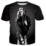 The Queen of Pop Madonna 3D Printed T-shirt Men's Women Casual Harajuku Style Hip Hop Streetwear Oversized Tops Mart Lion Lavender M 