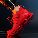 Summer Men's Sneakers Tennis Sport Running Shoes Breathable Designer Casual Light Blade Trainers Walking Mart Lion   