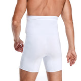  Men's Body Shaper Compression Shorts Waist Trainer Tummy Control Boxer Shaping Underwear Flat Tummy Girdle Body Shaper Silicone MartLion - Mart Lion