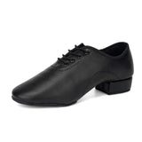 Men's Dance Shoes For Boys Ballroom Latin Modern Tango Jazz Salsa MartLion Black A 40 (25cm) CHINA