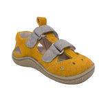 Sandals Summer Boy Girls Beach Shoes Kids Casual Barefoot Children Sport MartLion Yellow Suede Leather 12 