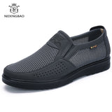 Men's Casual Shoes Summer Style Mesh Flats Loafers Leisure Breathable Outdoor Walking Footwear Mart Lion   