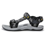 Outdoor Men's Sandals Summer Beach Shoes Fisherman Water Sandal Non-slip Slippers Flip Flops MartLion K022340017-gray 9.5 