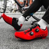 cycling shoes men's road Bicycle breathable self-locking Biking outdoor Sneakers Mart Lion   