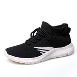 Men's Shoes Casual Lace-up Sneakers Tenis Outdoor Walking Footwear Zapatillas Hombre Mart Lion White black 39 
