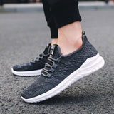  Air Mesh Men's Soft Casual Shoes Non-slip Breathable Outdoor Sport Sneakers Bounce Walking Travel Footwear Mart Lion - Mart Lion