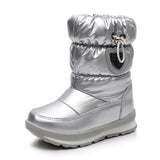 Real Woolen Kids Snow Boots Waterproof Children's Sport Winter Shoes Boys Sneakers Girls Casual Infantil Mart Lion 26 Sliver 