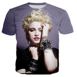 The Queen of Pop Madonna 3D Printed T-shirt Men's Women Casual Harajuku Style Hip Hop Streetwear Oversized Tops Mart Lion   