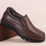Shoes Men Loafers Black genuine Leather Shoe Men Platform cow Leather Designer Shoes Sepatu Slip MartLion   