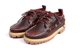 Genuine Leather Casual Shoes Docksides Boat Shoes Platform Unisex Lace up Driving Men's Loafers Mart Lion   