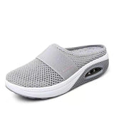 Real Air Cushion Women Shoes Casual Increase Cushion Sandals Non-slip Platform for Breathable Mesh Outdoor Walking Slippers MartLion   