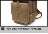 Military Nylon Waterproof Trekking Backpack Outdoor 50L 1000D Fishing Hunting Bag Rucksacks Tactical Sports Camping Hiking Mart Lion   