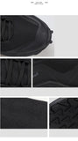 Breathable Outdoor Sneakers Men's Casual Shoes Non-slip Brand Spring Lace-up Black Design Mart Lion   