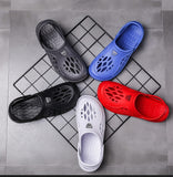 Men's Summer Shoes Sandals Holes Hollow Breathable Flip Flops Clogs Beach Slippers Zapatos Mart Lion   