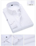 men's striped long sleeved non-iron slim fit dress shirts Solid Twill Social Clothing Mart Lion   