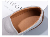 Genuine Leather Women's Casual Shoes Leisure Sneakers Luxury Slip-on Loafers Female Soft Moccasins MartLion   