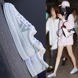 Summer Korean Women's Casual Shoes Light Walking Anti Slip Breathable White Sneakers Mart Lion   
