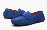 Men's Leather Loafers Casual Shoes Moccasins Slip On Flats Driving Mart Lion   