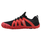 Weweya Sneakers Men's Casual Shoes Men Barefoot Minimalist Outdoor Walking Trainer Footwear Green MartLion Black Red B 7 