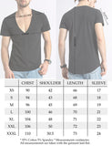 Deep V Neck T Shirt Men's Invisible Undershirt Low Cut Vneck Wide Vee Tee Model Scoop Hem Slim Fit Short Sleeve Mart Lion   