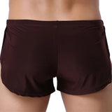 Male Panties Underwear Boxers Breathable Men Boxer  Side Split Underpants Shorts Sleepwear MartLion   