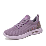 Autumn Women's Sports Shoes With Platform Tennis Air Cushion Sneaker Gym Luxury MartLion Lavender 40 