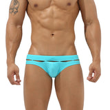 Men's Swimwear Suits Solid Briefs Swim Wear Sports Wear Mart Lion Sky Blue M 