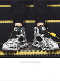 Running Shoes Men's Sneakers Outdoor Light Breathable Walking Jogging Graffiti Shoes Sport zapatillas hombre Mart Lion   