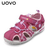 Summer Beach Footwear Kids Closed Toe Toddler Sandals Children Designer Shoes For Boys And Girls Mart Lion 161007-Fuxia 6 
