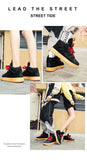 Mixed Colors Men's Casual Sneakers Harajuku Style High Top Casual Shoes Platform Designer Trainers Suede Sneakers MartLion   