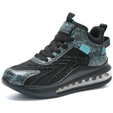 Men's Atmospheric Air Cushion For Walk Shoes Luxury Tennis Sneakers Casual Running Shoes Footwear MartLion 2202 Black 45 