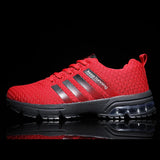 Mens Trainers Shoes Men Sneakers Air Cushion Mens Gym Shoes Running Blue Shoes Men Tenis Shoes MartLion Red 12