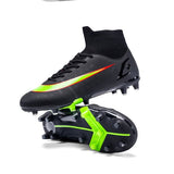  High Ankle Soccer Shoes Men's FG Football Boots Turf Futsal Soccer Cleats Training Outdoor Light Sneakers Mart Lion - Mart Lion